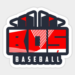 BOS Baseball Ballpark Sticker